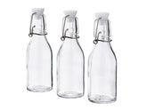 IKEA KORKEN Bottle with Stopper, Clear Glass, 15 cl FREE SHIPPING
